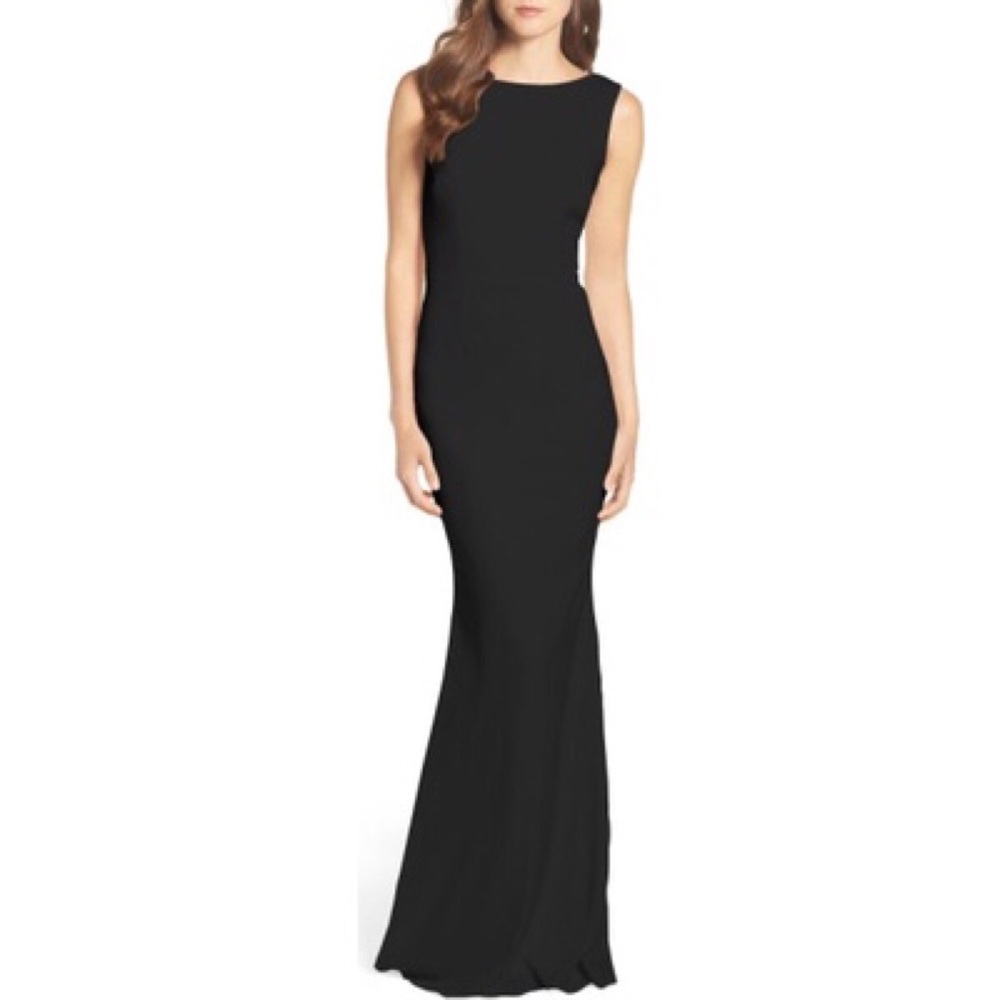 NWOT Katie May vionnet dress black